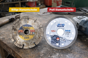 Billige vs Profi Trennscheiben