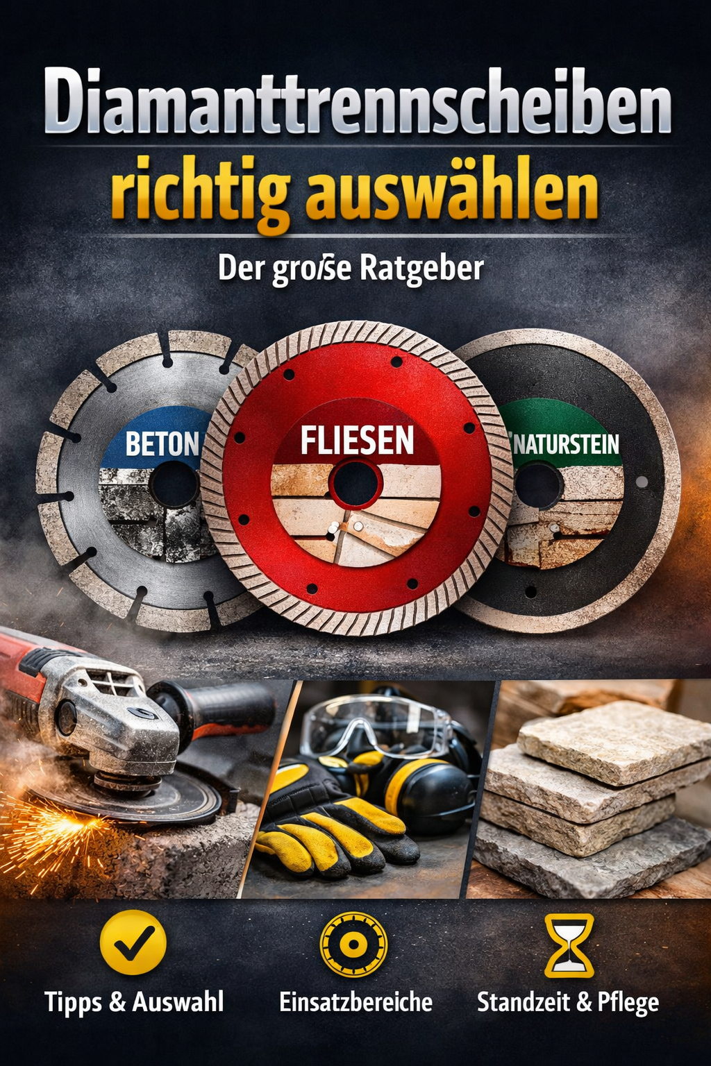 Diamanttrennscheiben Auswahl und Anwendung